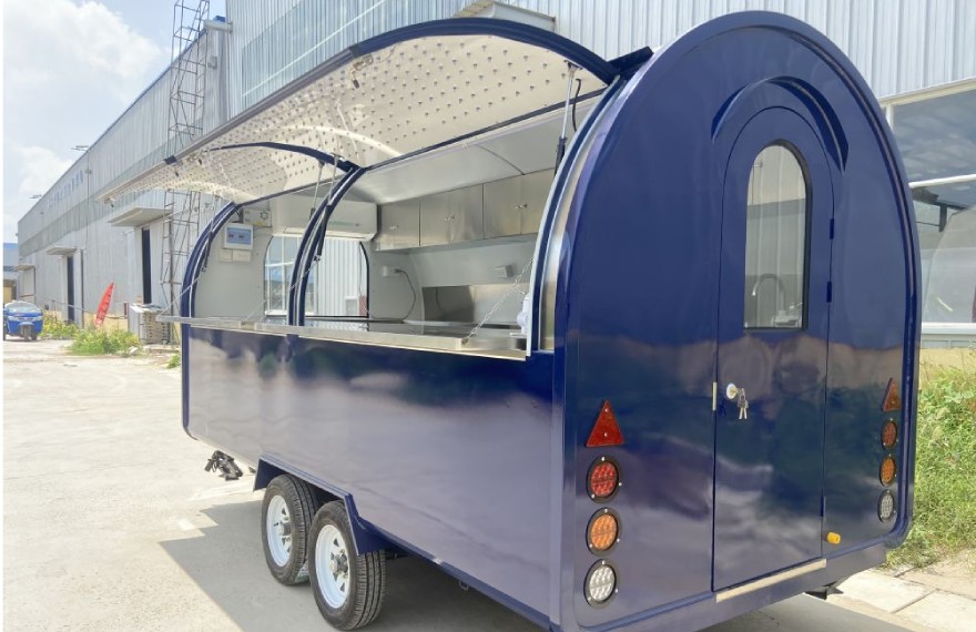 13ft mobile food concession trailer